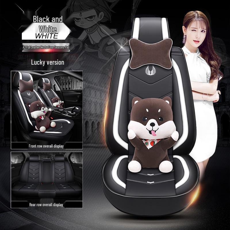 A3 Nezha Series Sporty Leather Car Seat Cushion - New Style Seat Cover Accessories