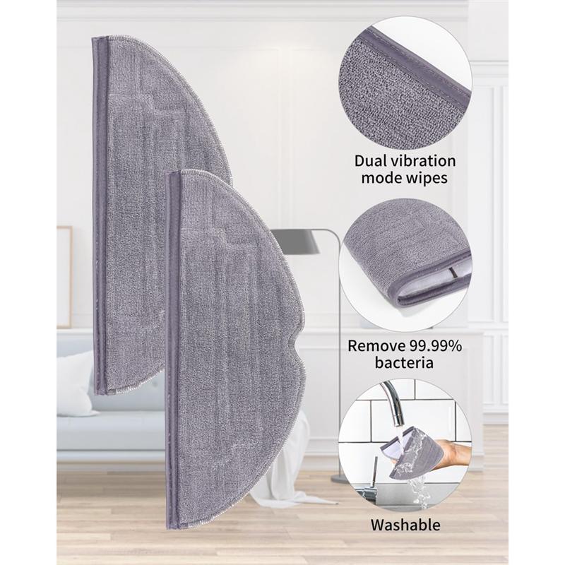 AEE4-Main Side Brush Filter Mop Cloth Dust Bags For Roborock S8 Pro Ultra For Roborock S8 / S8+ Vacuum Cleaner Spare Parts