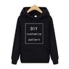 DIY21 Personalised Customised Logo Men's Street Hoodie Front Sports Sweatshirt Women's Casual Hoodie