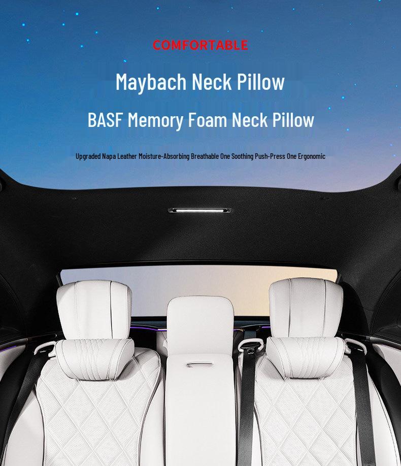 Compatible Neck and Lumbar Support for 26 Nio Models (ES8/ES6/ET5) - Car Headrest Pillow and Backrest Accessories.