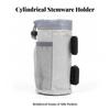 Scooter Handlebar Storage Bag Compact Cup Holder with Mesh Pocket