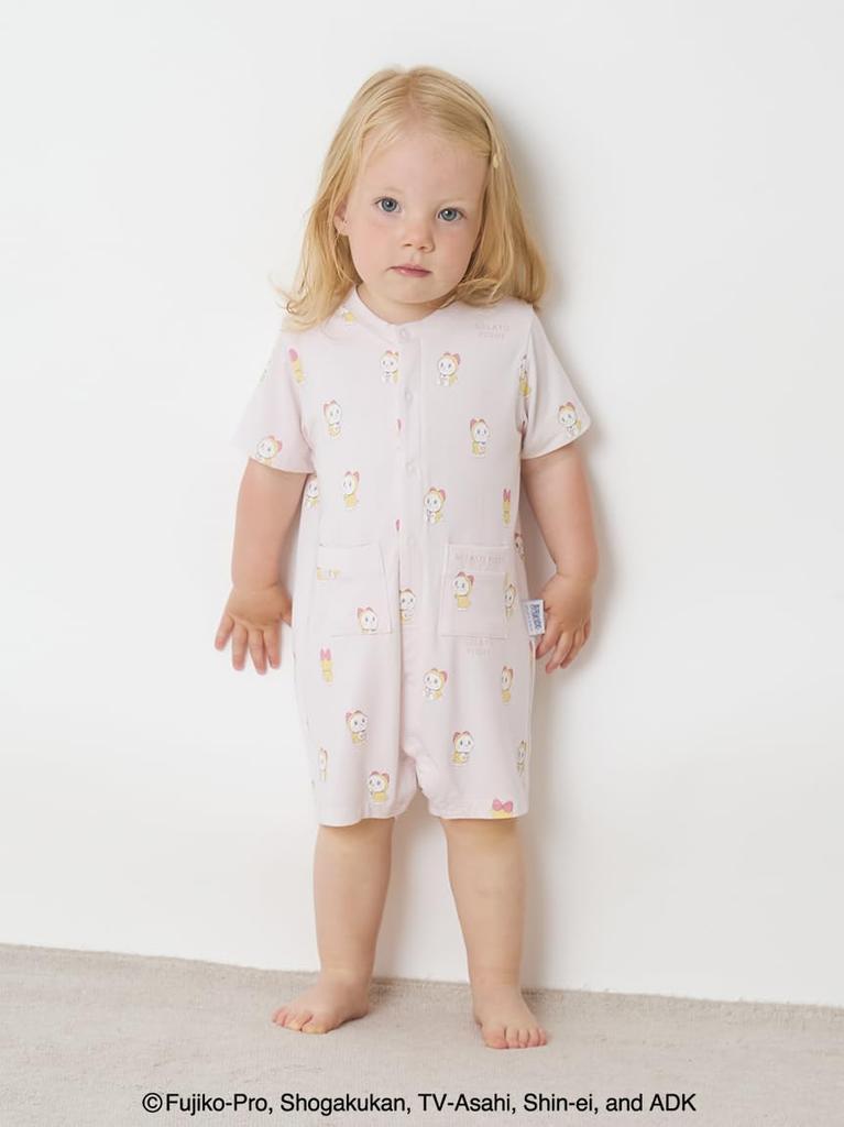 Gelato Pique Doraemon Baby Print Romper PBCO254412 PNK 80
