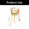 High Quality CCB Alloy Tassels Chain Brooch Sturdy Fade Resistant Lapel Pin for Stylish Outfits Everyday Wear
