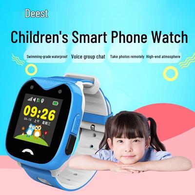 Montre Intelligente GPS Étanche pour Enfants avec Suivi Anti-Perte, Micro Chat, Appel et Caméra.
