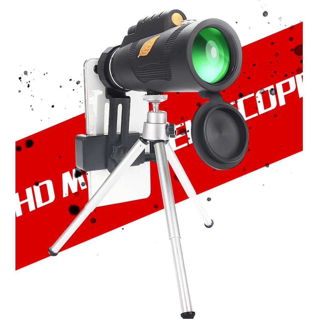 12x50 Hd Monocular Telescope Connectable To Smartphone For Photography Portable For Hiking Traveling And Birdwatching Telescope