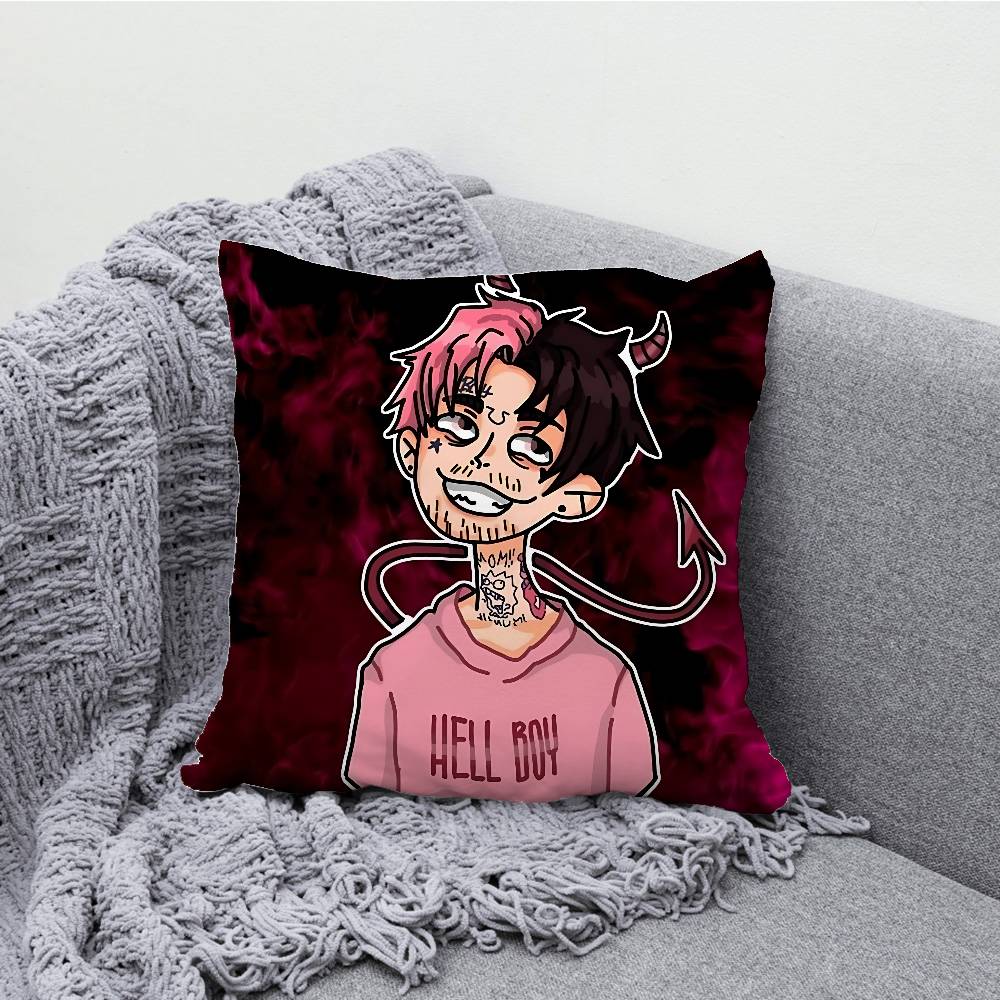 L-Lil P-Peep Pillow Case Print Polyester Fiber 40X40 cm Home Sofa Throw Cushion Cover Decoration
