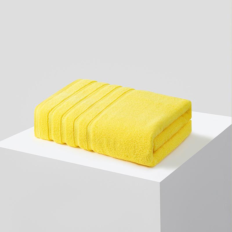 Yougang Multi-color Pure Cotton Bath Towel Square Towel Household Plain Color A Soft Absorbent Gift Three-piece Set