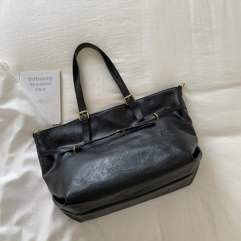 

Модная ретро сумка-тоут для поездок на работу женская 2025 новая высококлассная универсальная сумка большой вместимости повседневная на плечо