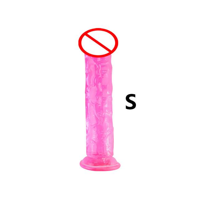 Realistic Dildo With Super Strong Suction Cup Erotic Jelly Dildo Sex Toys for Woman Artificial Penis