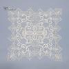 Washable Fabric Doilies for Vases White Lace Doily, Elegant Retro Placemat, Embroidered Table Small Round Placemats Jewelry Trays Mat, Rectangular