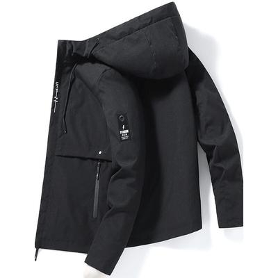 Frühling und Herbst Jugend Casual Baseball Kleidung Herren koreanische Mode Kapuzenjacke Strickjacke Sportjacke