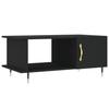 VidaXL Coffee Table Black 90x50x40 Cm Engineered Wood 829469