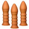 Rocket Head Shaped Anal Plug Liquid Silicone Irregular Anal Toy Soft Body-Safe Female Intimate Pleasure Sex Toy
