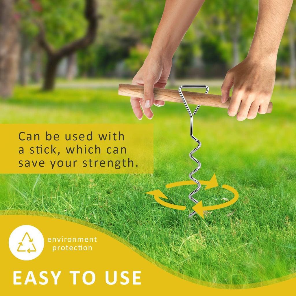 Spiral Tree Stake Kit - Heavy Duty Support Set