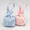 Elegant Floral Drawstring Gift Bags, Wedding Candy Storage Pouches, European Style Wedding Souvenir Bags