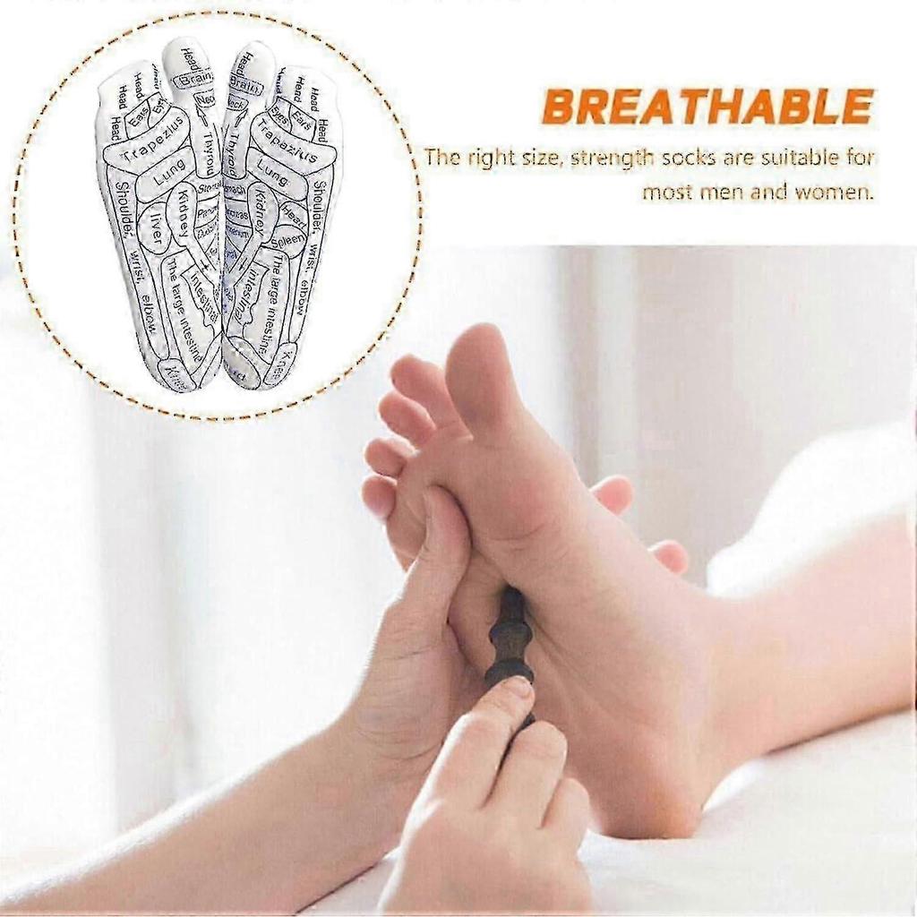 Fußmassage Akupressur Socken Müde Füße Entlasten Socken Akupunkturpunkt Fußmassagegerät Reflexzonen Socken Physiotherapie Fußpflege Werkzeug