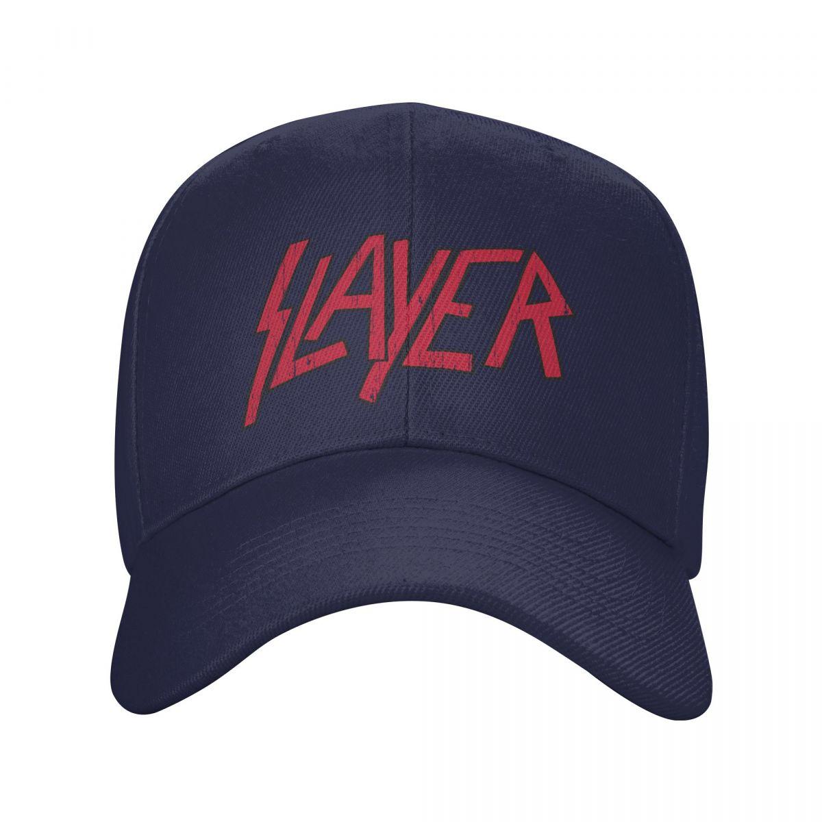 

Custom Fashion Unisex Heavy Metal Rock Slayers Letter Print Baseball Cap Adult Adjustable Dad Hat Women Outdoor Snapback Hats Adjustable Cap