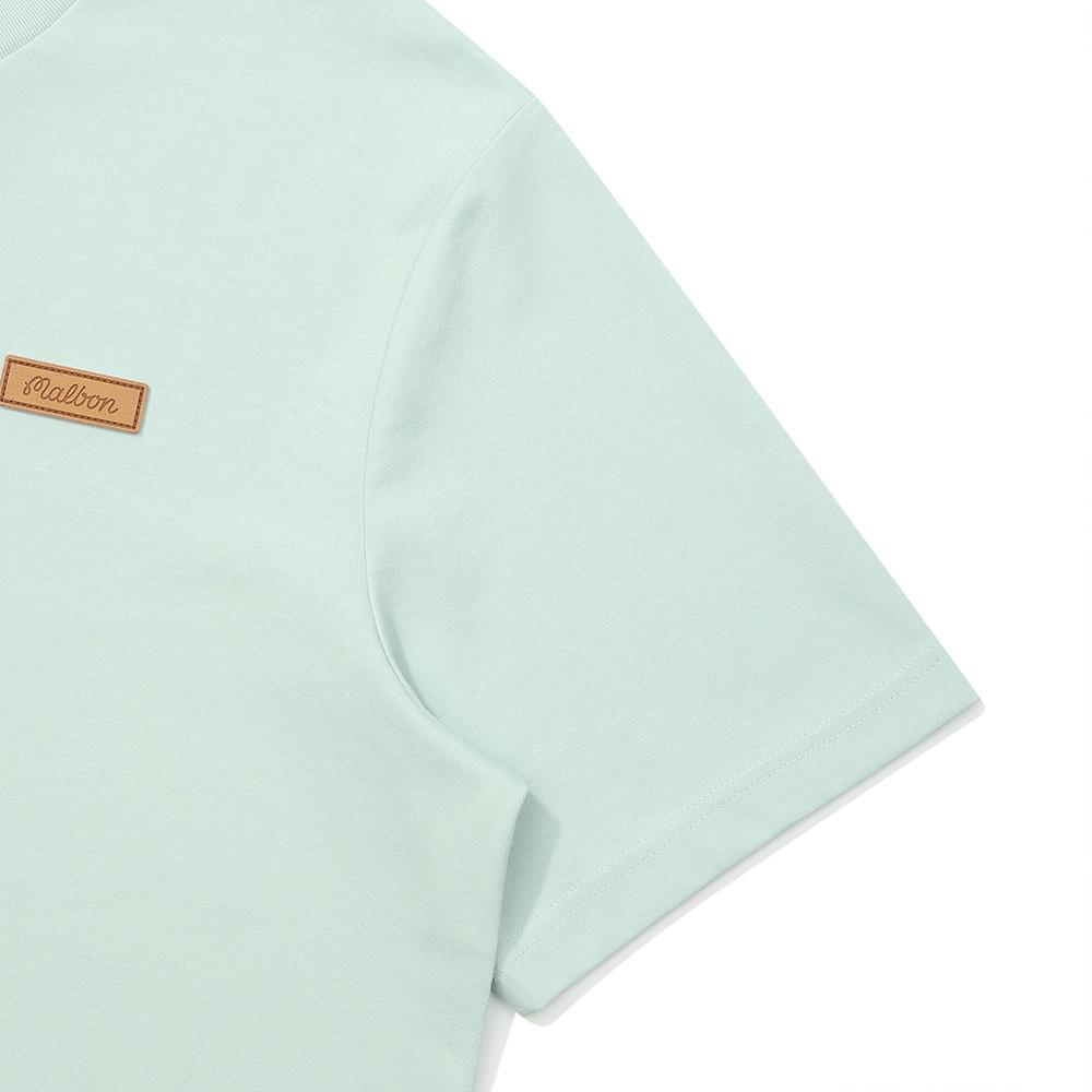 MALBON GOLF Malbon Wappen Uni Round T-Shirt Light Mint