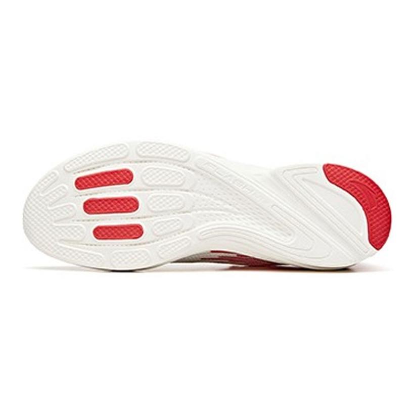 Coca-Cola X Anta Hydrogen Run 2 Bequeme Stoßdämpfung Rutschfest Abriebfest Low-Top Laufschuhe Herren Sneaker Weiß Rot 112025540-9