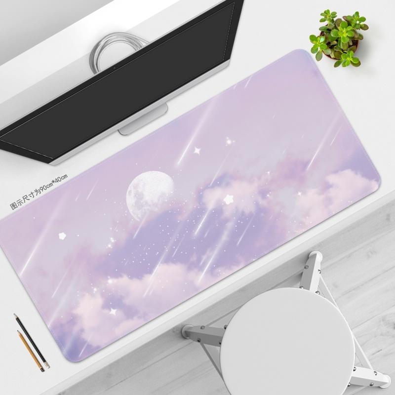 Pink Mouse Pad HD Printing Large Seaming Waterproof Mouse Pad Antislip Gaming Mouse Pad