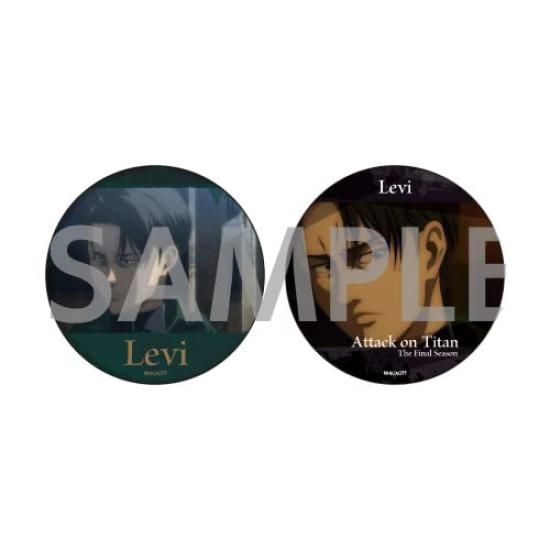 Attack on Titan 04 Levi Scene Set of 2 Can Badges Ver.