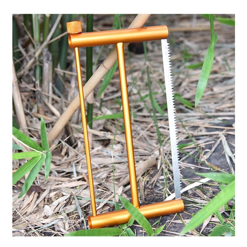 Backpacking Camping Pruning Tree Hand Saw Folding Bow Saw Folding Pocket Wood Saw Hunting Collapsible Survival Saw