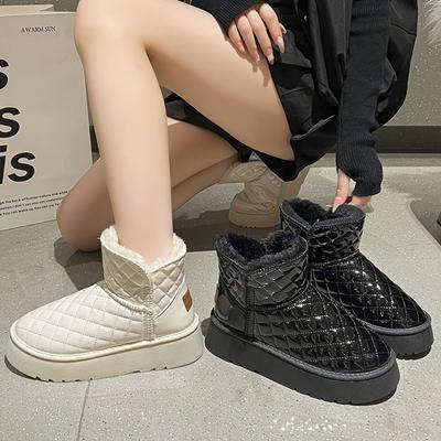 High Top Thick Soled Snow Boots for Women