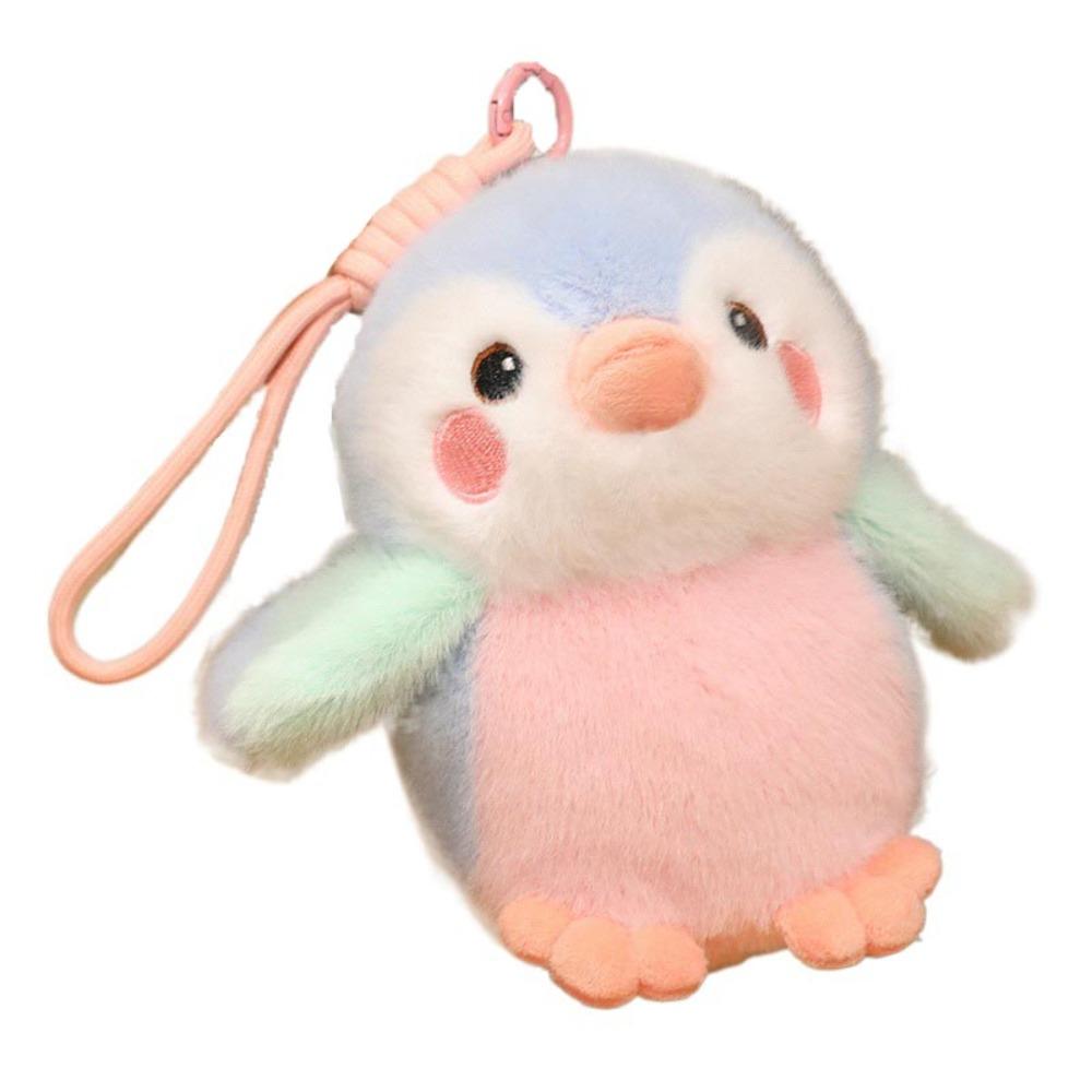 Simulation Plush Bird Keychain Realistic Bird Doll Pendant Parrot Pendant Doll Bag Pendant 16cm(6.30in) розовый