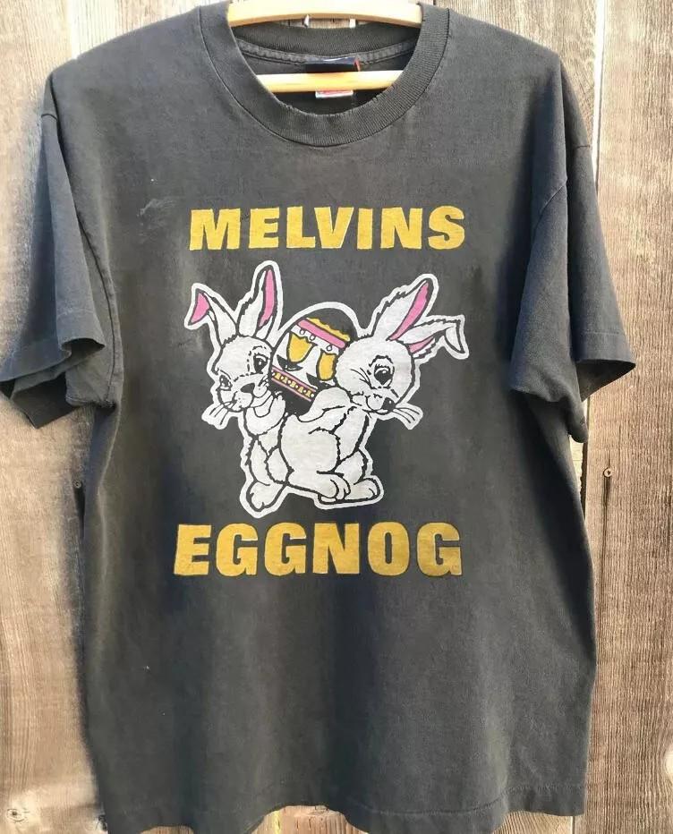 Melvins Band eggnog Music Concert Black Cotton  Full Size S-5XL Unisex T-Shirt XXXL