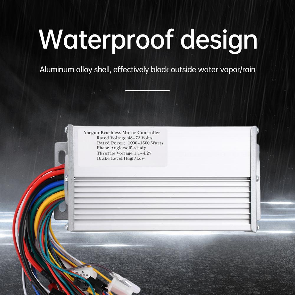 Bürstenloser Controller für Elektrofahrzeuge, Drehzahlregelung des Gleichstrommotors, intelligentes Dual-Mode-Antriebsmodul, DC 48 V, 60 V, 64 V, 72 V, 1000 W – 1500 W