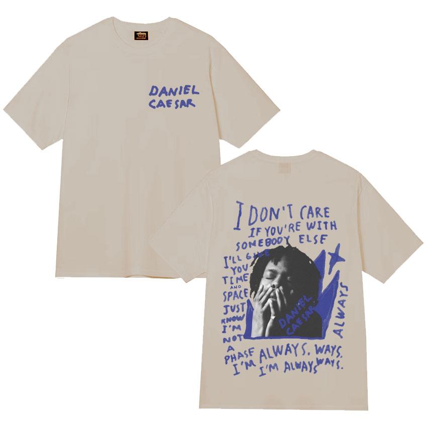 Daniel Caesar Never Enough Always Graphic Tshirt Mens Women Clothing Hip Hop Fashion Casual Short Sleeve Tshirts Cotton Tshirt