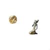Aesthetic Yarn Ball Sculpture Ceramic Figurine And African Tribal Lady Handmade Ornament for Living