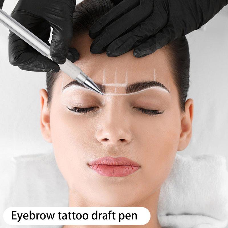 1PC Eyebrow Marker Pen Microblading Surgical Skin Permanent Make Up Supplies White Surgical Scribe Tool Tattoo Accessories Pen