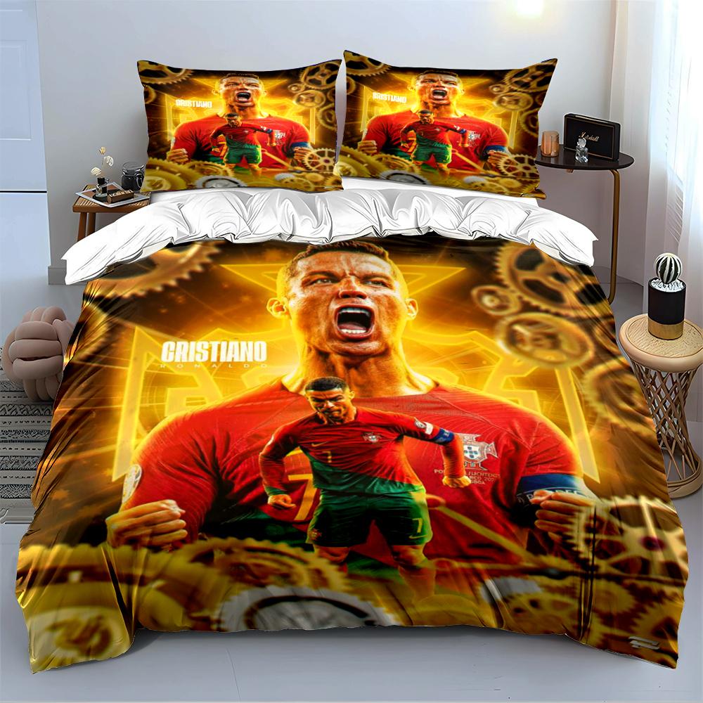 Set Biancheria da Letto Giocatore di Calcio Set Biancheria da Letto (1 copripiumino, 2 federe, piumino non incluso)
