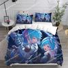 Fashion 3D Game Granblue Fantasy Bedding Sets Comforter Quilt Bed Cover Duvet Cover Pillow Case Sets Kids Adult Size