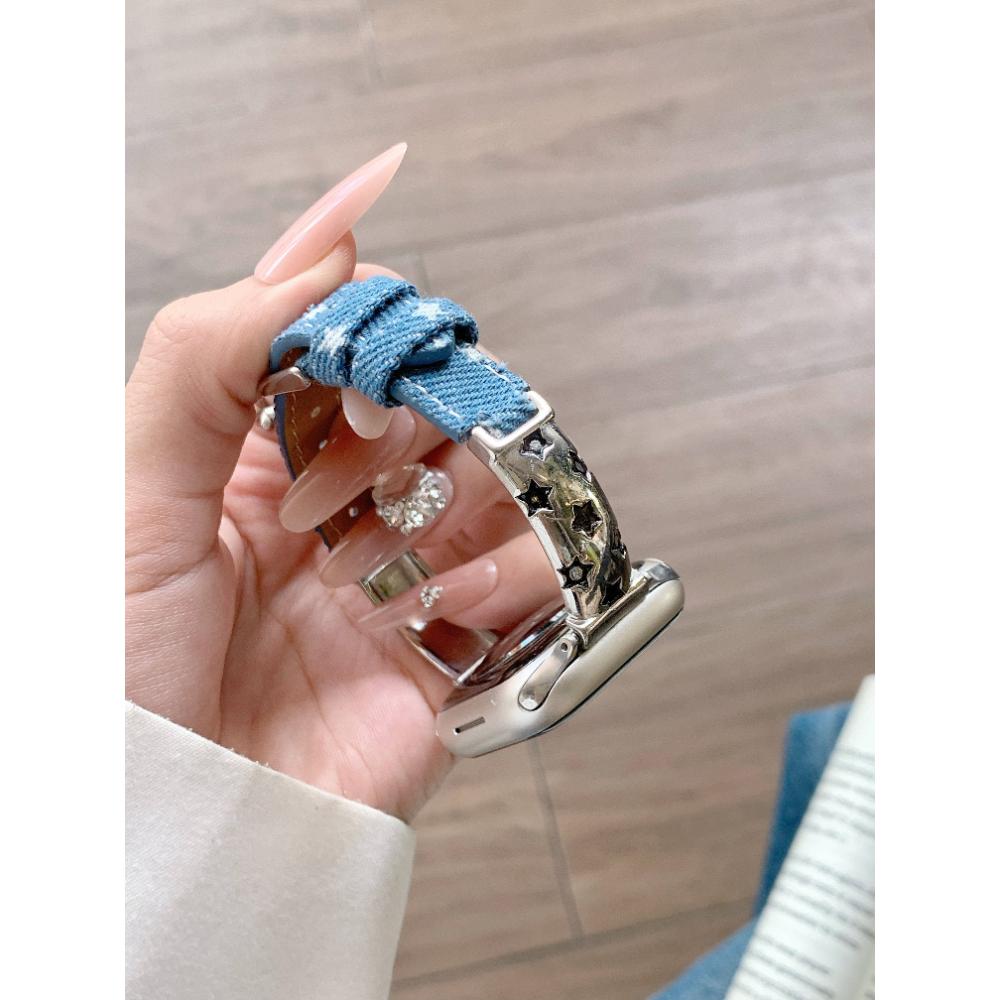 Leather Slim Band For iWatch SE 10 9 8 7 6 5 4 3 2 1 Woman Bracelet Strap For Apple Watch 38mm 40mm 41mm 42mm