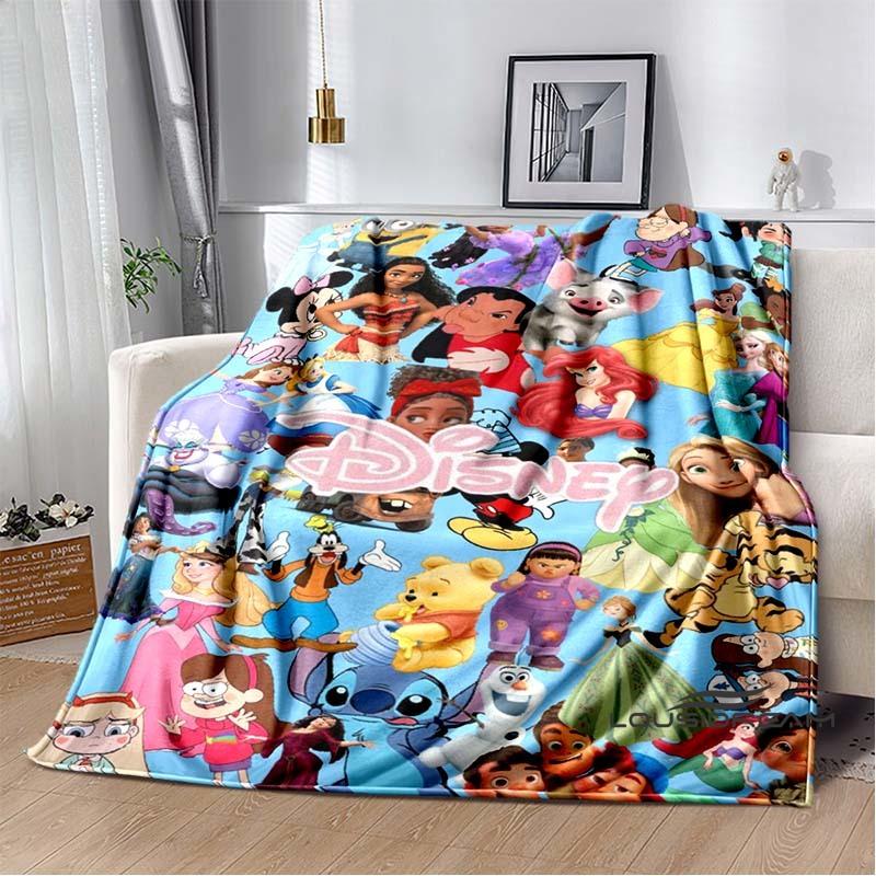 Adorable Princess Cartoon Blanket, Super Soft and Cute, Perfect for Travel, Bedding, Sofa Blankets, or Birthday Gifts.