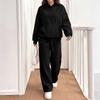 Women's Casual Warm Hoodie and Jogger Set Tracksuit for Fall Winter