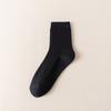Men's Mid-calf Socks, Spring and Autumn Sports Anti-odor Long Calf Socks, Four Seasons Thin Double-needle Classic Long Socks