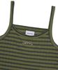 THISISNEVERTHAT Sleeveless Striped W Top Green