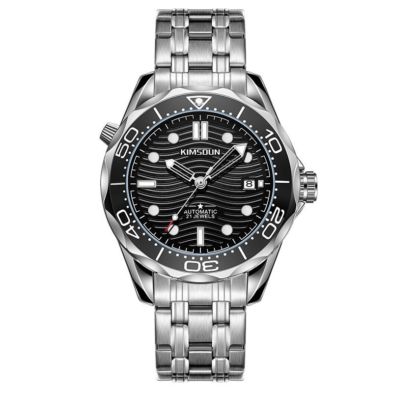 

KIMSDUN Роскошные часы серии Seahorse, высококачественные часы, светящиеся водонепроницаемые спортивные часы, мужские автоматические механические часы