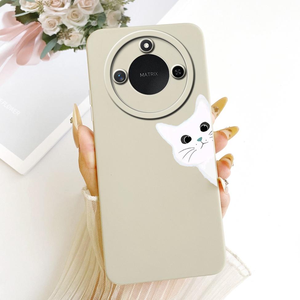 6.8'' For Honor X9c Smart Case Silicone Fashion Luxury Cute Cartoon Painted Cover For Honor X9c Smart Funda