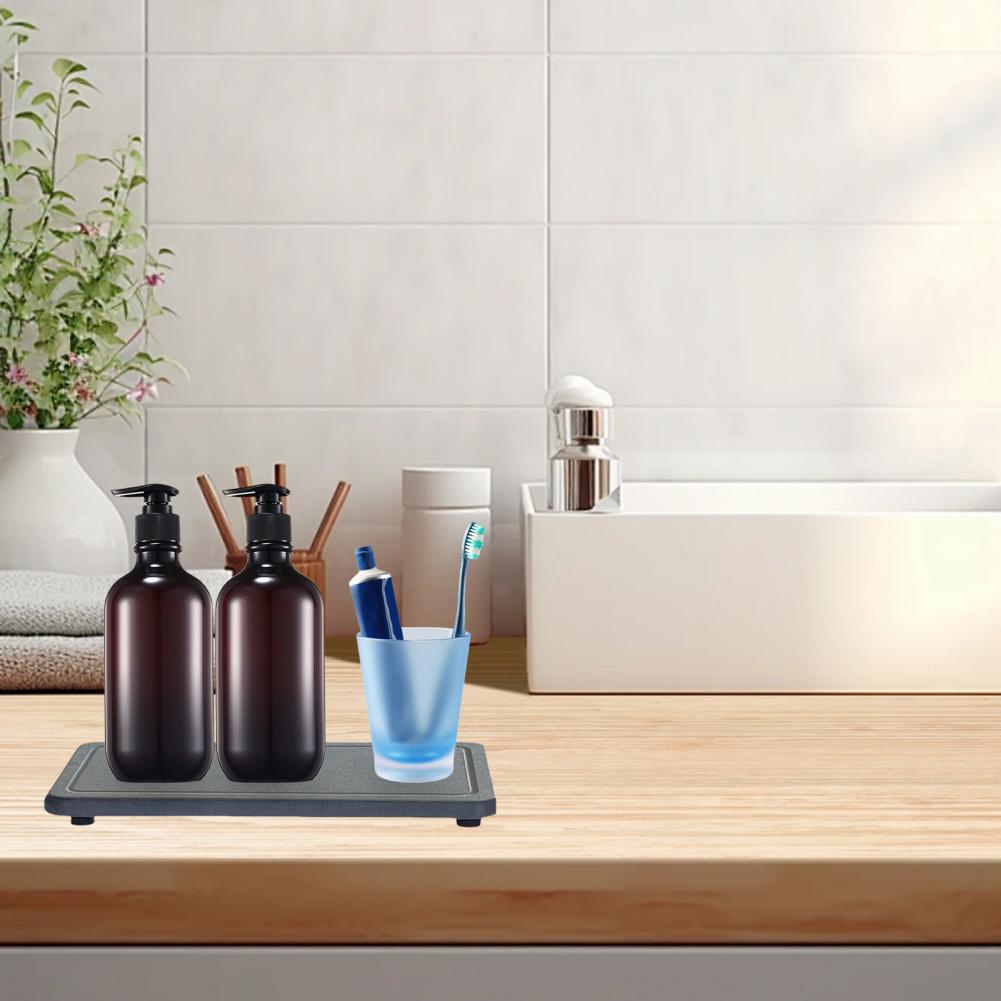 Quick Drying Stone Sink Tray Quick Drying Diatomite Sink Coasters Anti-slip Kitchen Sponge Holder Water Absorbing for Instant
