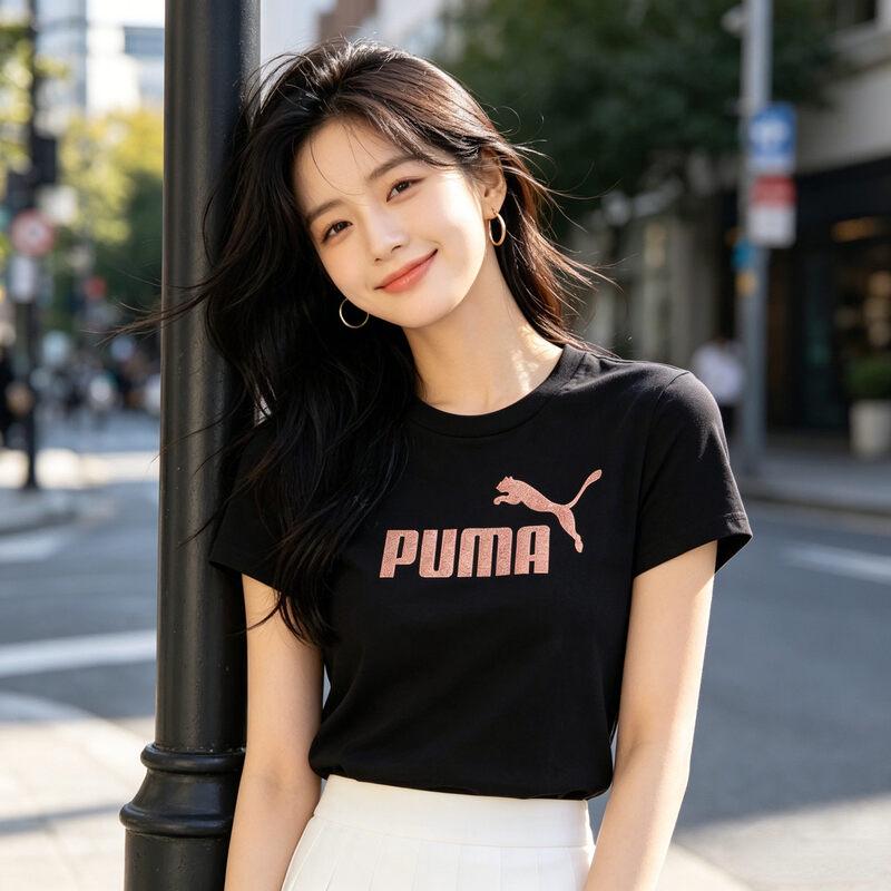 Женская спортивная футболка PUMA с коротким рукавом XS