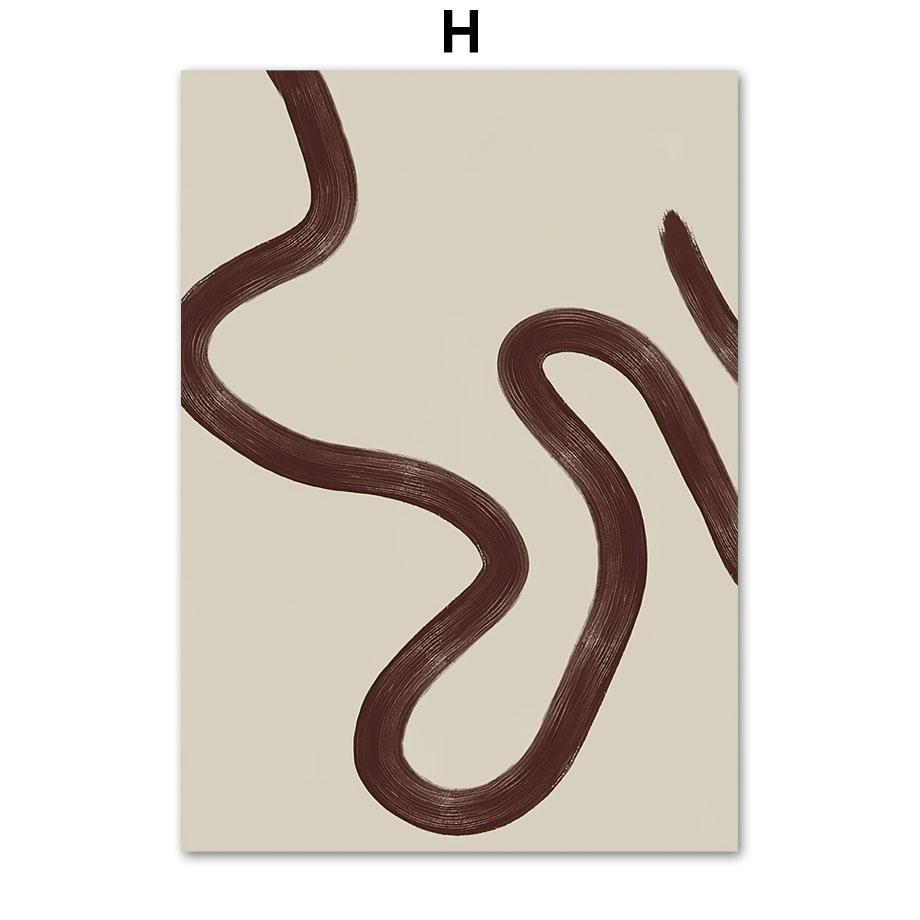 Abstract Striped Girl Line Body Geometry Wall Art Canvas Painting Nordic Posters And Prints Wall Pictures For Living Room Decor