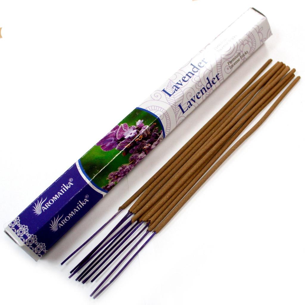Lavender Incense Sticks 20 Sticks Aromatika