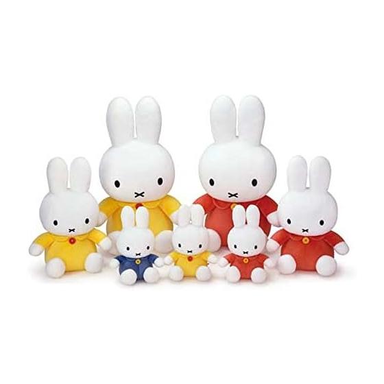 Peluche estándar Dick Bruna Miffy L Longitud total 52 cm Naranja