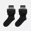 Women's Fall Fashion New Fake Two Stitching Striped Thin Tube Stack Socks