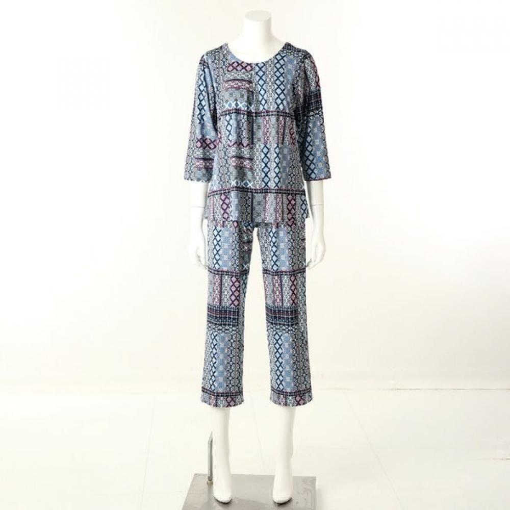 Wacoal Women S Loungewear pajamaS Geometric Print wpa375wS+wpa375wp 100/105