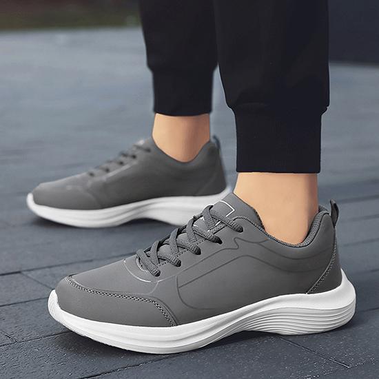 Men's Shoes, Casual Running Shoes, Spring and Autumn Low Top Leather Shoes, Plus Size Sports Shoes, Hiking and Walking Shoes, Travel and Jogging Shoes